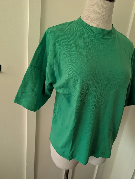 Mango Sita2 T-shirt Green Small - Picture 7 of 13